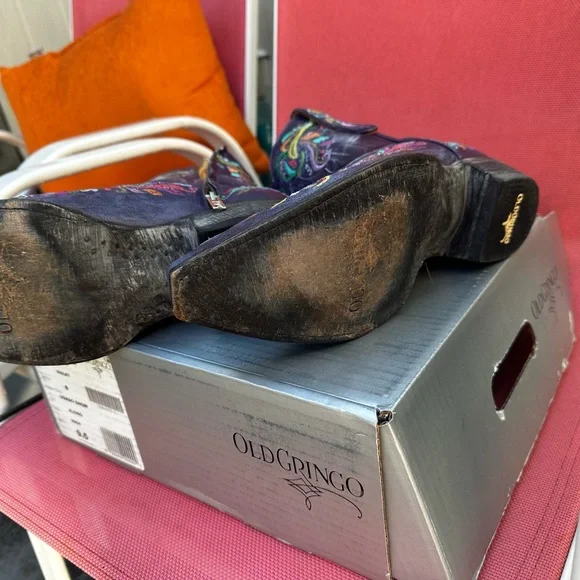 Old Gringo Women's Multicolor Embroidered Ankle Boots - Picture 4 of 9